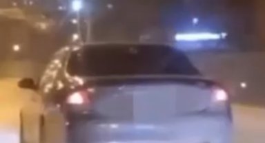 Abartı egzozlu aracıyla yaptığı şov pahalıya patladı