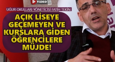 Açık liseye geçemeyen ve kurslara giden öğrencilere müjde!