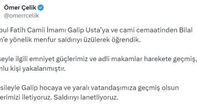 AK Parti Sözcüsü Çelik: " Sorumlu kişi yakalanmıştır"