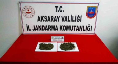 Aksaray'da jandarmadan uyuşturucu operasyonu
