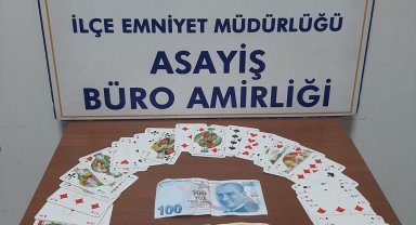 Akşehir'de kumar baskını: 20 bin 275 lira ceza