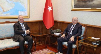 Bakan Güler, İtalya Büyükelçisi Marrapodi'yi kabul etti