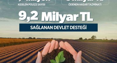 Bakan Yumaklı: "TARSİM kapsamında 9 milyar 200 milyon lira devlet desteği sağladık"