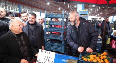 Başkan Büyükkılıç, İldem pazarı esnafı ile buluştu