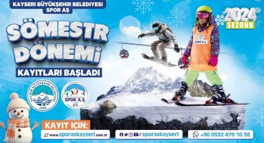 Büyükşehir Spor A.Ş.'den Kayak Okulu'nda 'sömestr' jesti