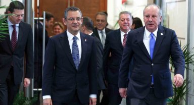 CHP lideri Özel, Memleket Partisi Genel Başkanı İnce ile bir araya geldi