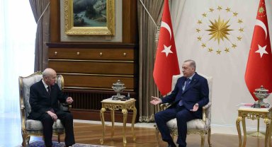 Cumhurbaşkanı Erdoğan, MHP Genel Başkanı Bahçeli ile görüştü