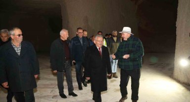 Dünyada örneği olmayan kayadan oyma müzede sona gelindi