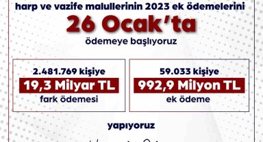 Emekli Sandığından aylık alanların ilk ödemeleri 26 Ocak'ta