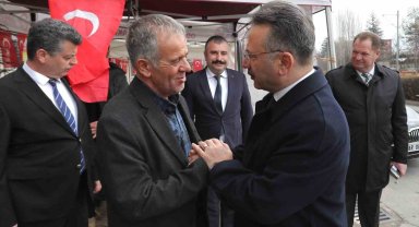 Eskişehir protokolünden şehit ailesine ziyaret