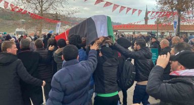 Hayatını kaybeden Filistinli kanser hastası Ankara'da son yolculuğuna uğurlandı