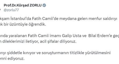 İYİ Parti Sözcüsü Zorlu, Fatih Camii'ndeki saldırıyı kınadı