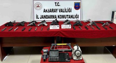 Kaçak silah ticaretine jandarma darbesi