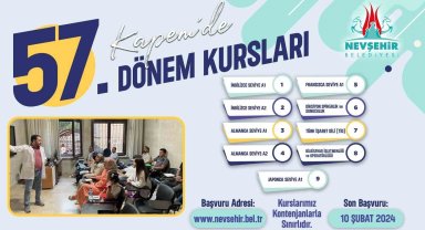 Kapem'de 57. dönem kursları için kayıtlar başladı