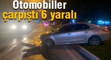 Karaman’da otomobiller çarpıştı: 6 yaralı