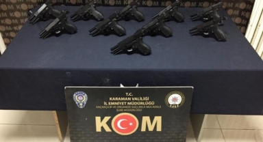 Karaman’da silah operasyonu