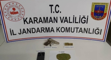 Karaman’da uyuşturucu operasyonu: 1 gözaltı