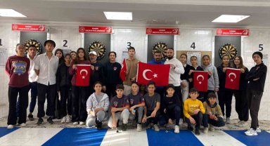 Karaman'da şehit anısına dart turnuvası düzenlendi