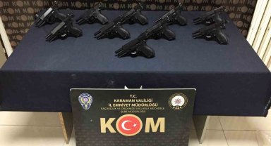 Karaman'da silah operasyonu