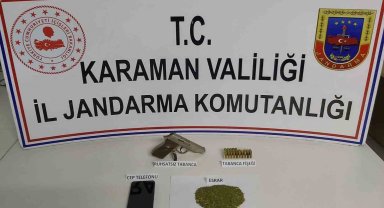Karaman'da uyuşturucu operasyonu: 1 gözaltı