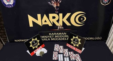 Karaman'da uyuşturucu operasyonu: 1 tutuklama