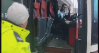 Kayseri'de emniyetten otobüslere yönelik denetim