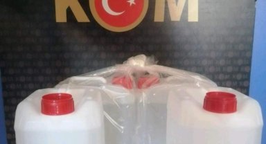 Kırıkkale'de 20 litre kaçak etil alkol ele geçirildi