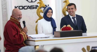 Kocasinan, 2023 yılında 2 bin 804 mutlu evliliğin temelini attı