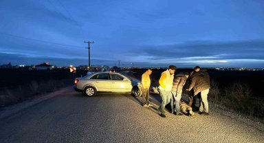Konya'da otomobil ile motosiklet çarpıştı: 1 yaralı