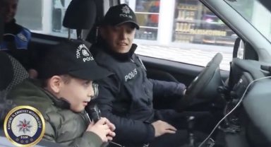 Küçük Batu'nun hayali gerçekleşti