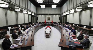 Milli Güvenlik Kurulu , Cumhurbaşkanı Recep Tayyip Erdoğan başkanlığında Beştepe'de toplandı.