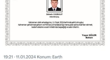 MSB: "Denizkurdu Tatbikatı'nda 1 asker şehit oldu"