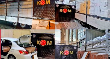 Niğde 'de kaçakçılara operasyon: 6 milyon 265 bin kaçak makaron ele geçirildi