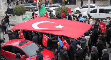 Niğde'de düzenlenen yürüyüşte PKK ve İsrail lanetlendi