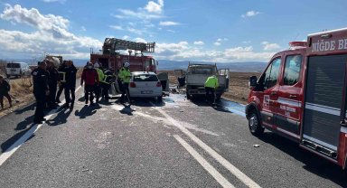 Niğde'de feci kaza: 1 ölü, 2 ağır yaralı