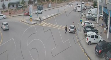 Niğde'deki kaza KGYS kameralarında