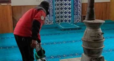 Odunpazarı merkezdeki 103 camiyi dezenfekte etti