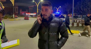 Polise yakalanan yeni yılın ilk alkollü sürücüsü gazeteciyi polise şikayet etti