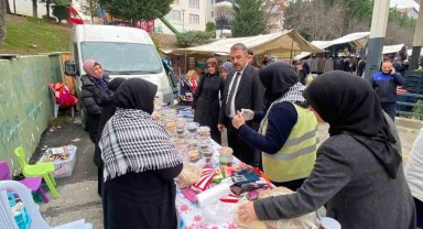 Pursaklar'da kalpler Gazze için atıyor