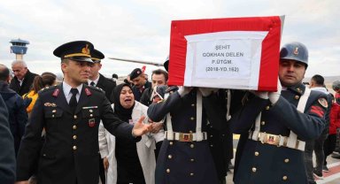 Şehit Gökhan Delen ve Kemal Batur'un naaşları Nevşehir'de karşılandı