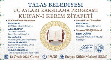 Talas'ta Kur'an ziyafeti