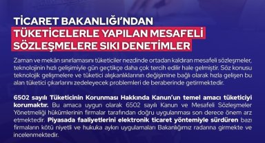 Ticaret Bakanlığınca e-ticaret sektöründeki 58 firmaya 86,2 milyon lira ceza kesildi
