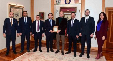 TOBB Eskişehir Genç Girişimciler Kurulu Başkanı Turan'dan Rektör Erdal'a ziyaret