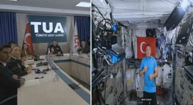 Uzaya çıkan ilk Türk Gezeravcı, basın mensuplarının sorularını yanıtladı
