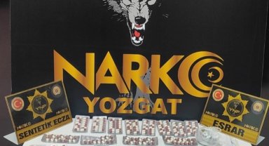 Yozgat'ta emniyet ekipleri 449 adet uyuşturucu hap ele geçirdi