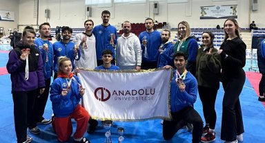 14 madalya ve 3 kupa ile şampiyon Anadolu Üniversitesi