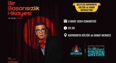 'Bir Başarısızlık Hikayesi' Nevşehir'de sahnelenecek