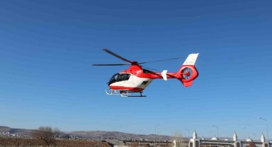 4 kente hizmet verecek ambulans helikopter Sivas'ta