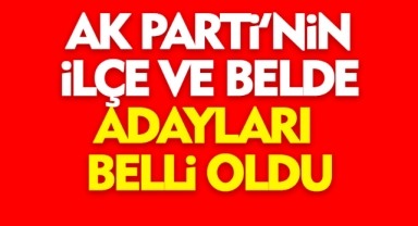 AK Parti Karaman'da İlçe ve Belde Belediye Başkan Adayları Belli Oldu
