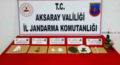 Aksaray jandarmadan uyuşturucu operasyonu: 5 gözaltı